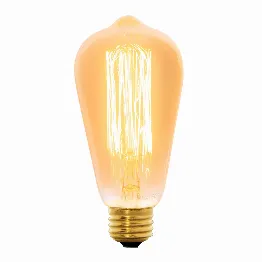 Lámpara incandescente vintage 40 W tipo Edison, Volteck, Foto 1 Ferreterias Truper