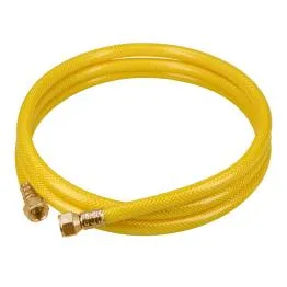 Manguera para gas 3/8 flexible amarilla de 2 m c/conexión, Foto 1 Ferreterias Truper