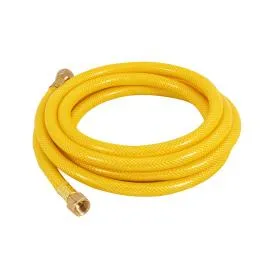 Manguera para gas 3/8 flexible amarilla de 3 m c/conexión, Foto 1 Ferreterias Truper