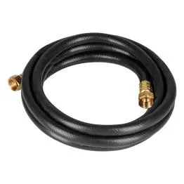 Manguera para gas 3/8 flexible negra de 3 m con conexión, Foto 1 Ferreterias Truper